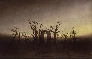 Abbey under Oak Trees (mk09), Caspar David Friedrich